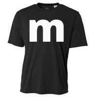 Lower Case Alphabet Matching Design Costume Cute Letter Cooling Performance Crew T-Shirt