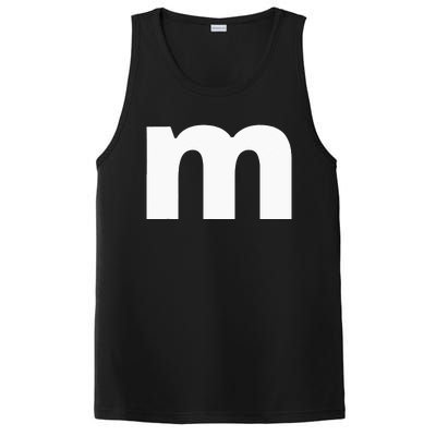 Lower Case Alphabet Matching Design Costume Cute Letter PosiCharge Competitor Tank