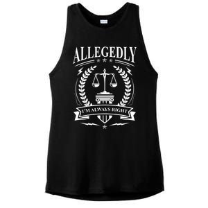 Lawyer Court Attorney Law School Student Gift Future Lawyers Gift Ladies PosiCharge Tri-Blend Wicking Tank