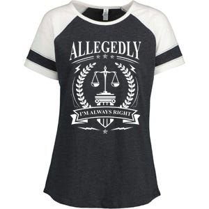 Lawyer Court Attorney Law School Student Gift Future Lawyers Gift Enza Ladies Jersey Colorblock Tee