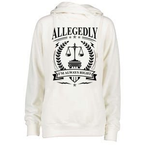 Lawyer Court Attorney Law School Student Gift Future Lawyers Gift Womens Funnel Neck Pullover Hood