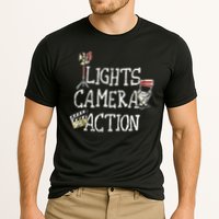 Lights Camera Action Film Director Cooling Performance Crew T-Shirt