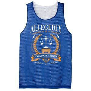 Lawyer Court Attorney Law School Student Gift Future Lawyers Gift Mesh Reversible Basketball Jersey Tank