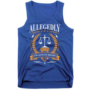 Lawyer Court Attorney Law School Student Gift Future Lawyers Gift Tank Top