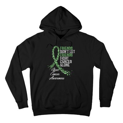 Liver Cancer Awareness Friends Fighter Warrior Support Hoodie