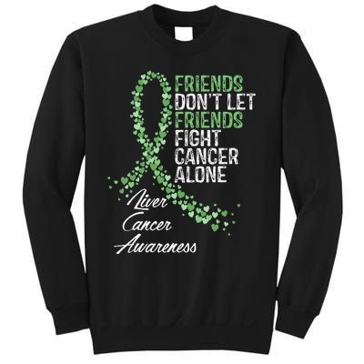 Liver Cancer Awareness Friends Fighter Warrior Support Sweatshirt