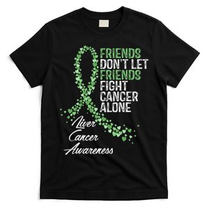 Liver Cancer Awareness Friends Fighter Warrior Support T-Shirt