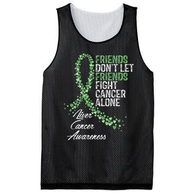 Liver Cancer Awareness Friends Fighter Warrior Support Mesh Reversible Basketball Jersey Tank