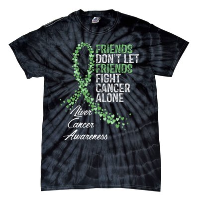 Liver Cancer Awareness Friends Fighter Warrior Support Tie-Dye T-Shirt