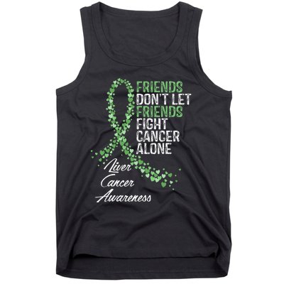 Liver Cancer Awareness Friends Fighter Warrior Support Tank Top