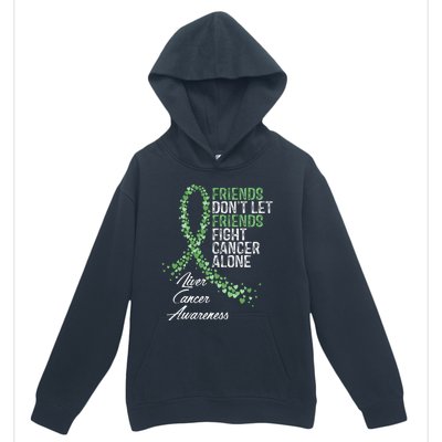 Liver Cancer Awareness Friends Fighter Warrior Support Urban Pullover Hoodie