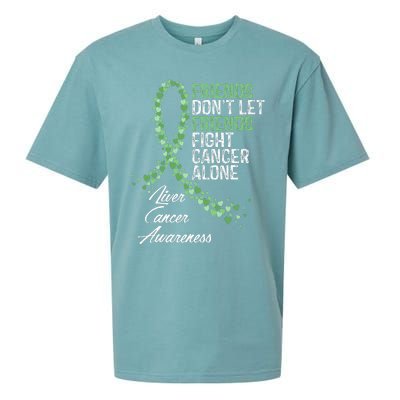 Liver Cancer Awareness Friends Fighter Warrior Support Sueded Cloud Jersey T-Shirt