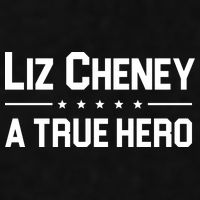Liz Cheney A True Hero Ladies PosiCharge Tri-Blend Wicking Tank