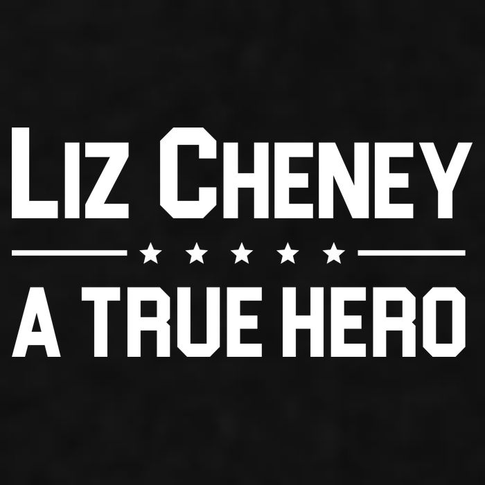 Liz Cheney A True Hero Ladies PosiCharge Tri-Blend Wicking Tank