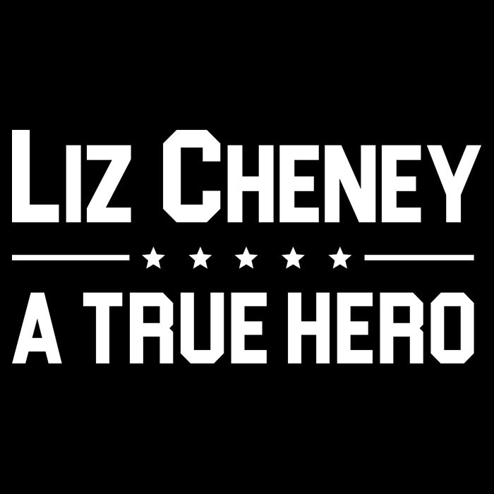 Liz Cheney A True Hero 7-Panel Snapback Hat