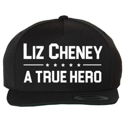 Liz Cheney A True Hero Wool Snapback Cap