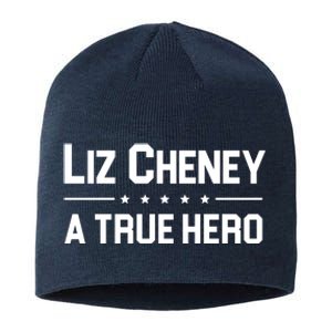 Liz Cheney A True Hero Sustainable Beanie