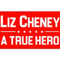 Liz Cheney A True Hero Bumper Sticker