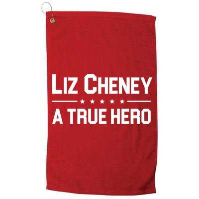 Liz Cheney A True Hero Golf Towel