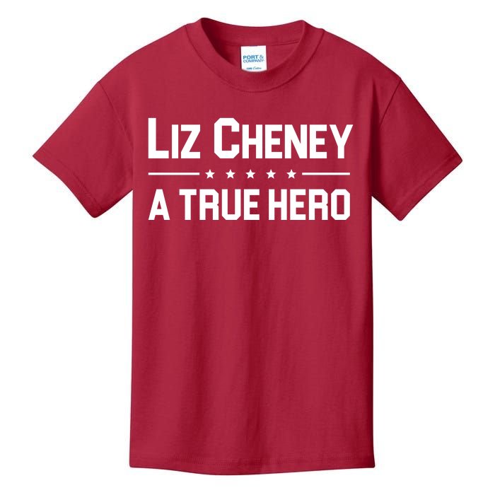 Liz Cheney A True Hero Kids T-Shirt