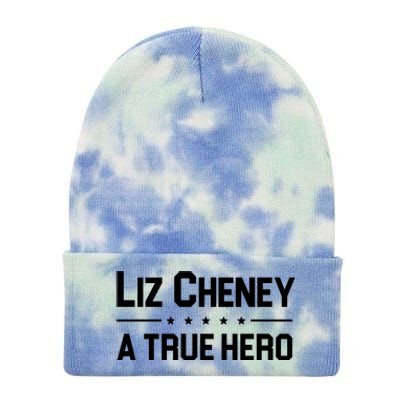 Liz Cheney A True Hero Tie Dye 12in Knit Beanie