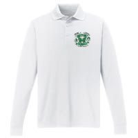 Liver Cancer Awareness Support Squad Butterfly Performance Long Sleeve Polo