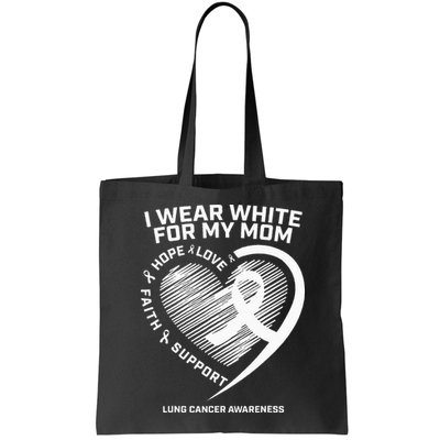 Lung Cancer Awareness Gifts Mom Lung Cancer Ribbon Bag
