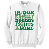 Liver Cancer Awareness In Our Family Nobody Fights Alone Sweatshirt