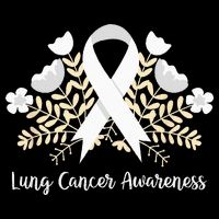 Lung Cancer Awareness Ribbon Lung Cancer Cooling Performance Crew T-Shirt