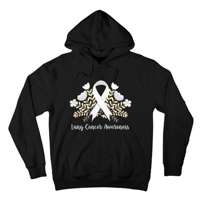 Lung Cancer Awareness Ribbon Lung Cancer Hoodie