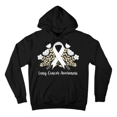 Lung Cancer Awareness Ribbon Lung Cancer Tall Hoodie