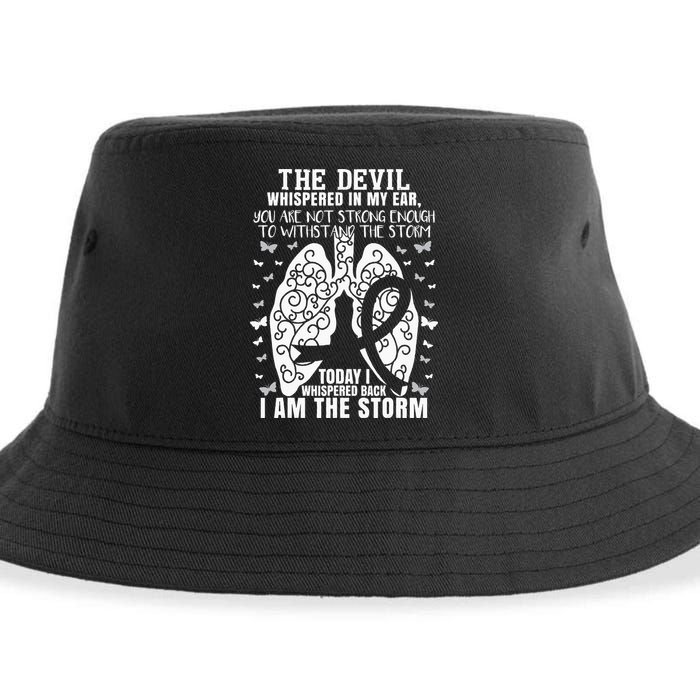 Lung Cancer Awareness Sustainable Bucket Hat