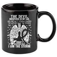 Lung Cancer Awareness 11oz C Handle Ceramic Mug