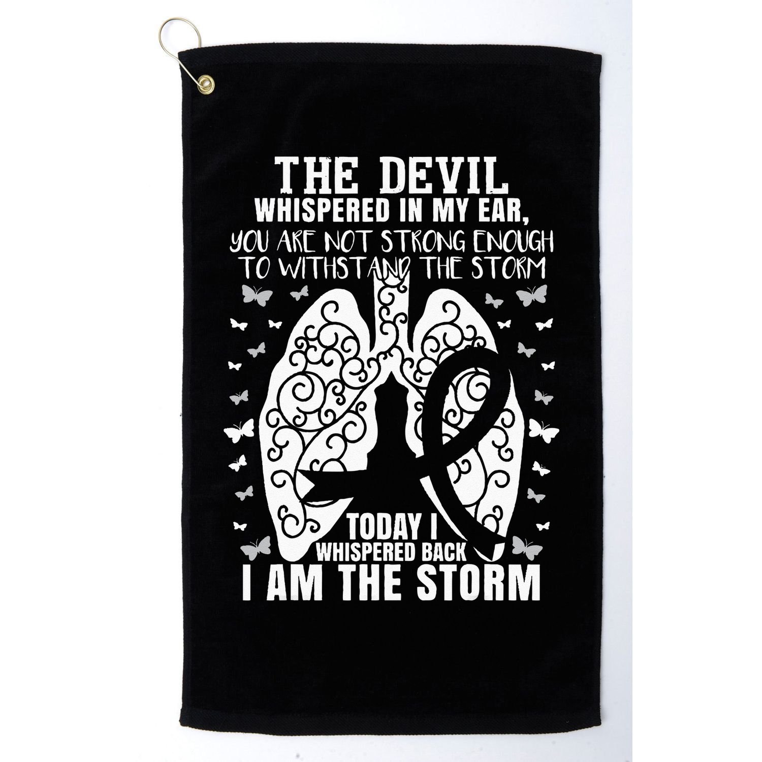 Lung Cancer Awareness Golf Towel