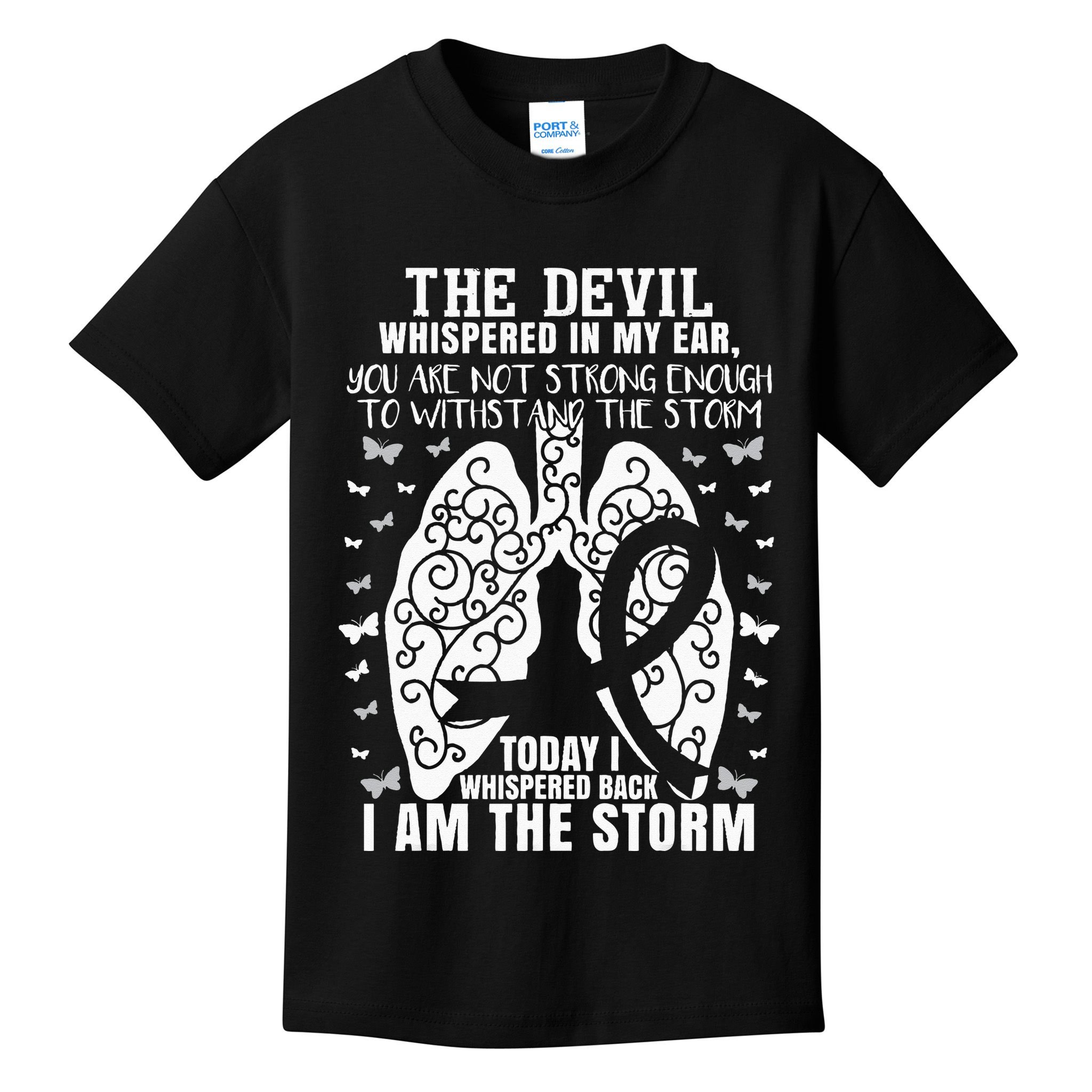 Lung Cancer Awareness Kids T-Shirt
