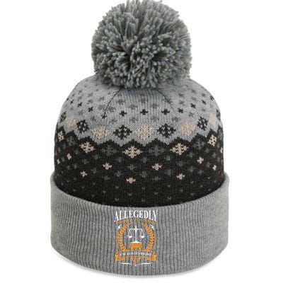 Lawyer Court Attorney Law School Student Gift Future Lawyers Gift The Baniff Cuffed Pom Beanie