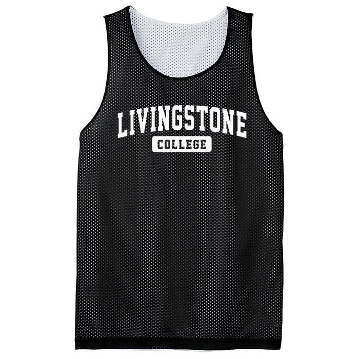 Livingstone College Arch Vintage Classic Design Gifts Mesh Reversible Basketball Jersey Tank