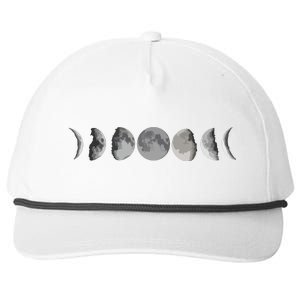 Lunar Cycle Apparel Astronomy Full Moon Snapback Five-Panel Rope Hat