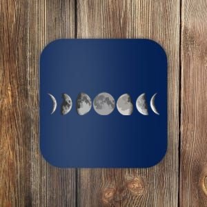 Lunar Cycle Apparel Astronomy Full Moon Coaster