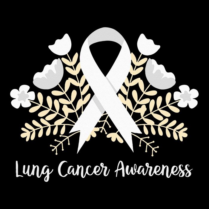 Lung Cancer Awareness Ribbon Lung Cancer Kids T-Shirt