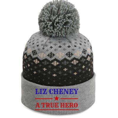 Liz Cheney A True Hero The Baniff Cuffed Pom Beanie