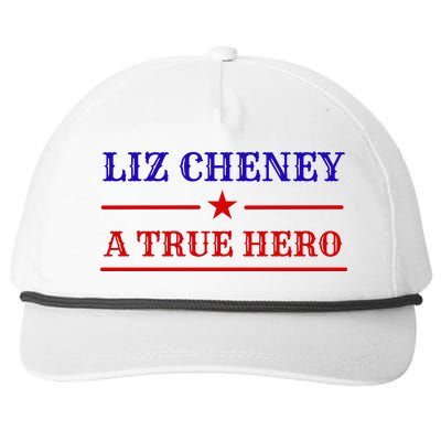 Liz Cheney A True Hero Snapback Five-Panel Rope Hat