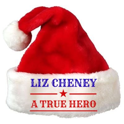 Liz Cheney A True Hero Premium Christmas Santa Hat