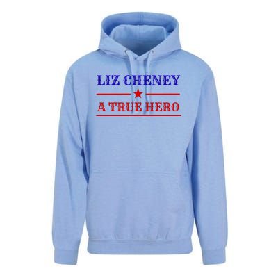 Liz Cheney A True Hero Unisex Surf Hoodie