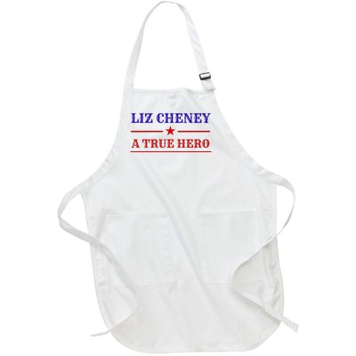 Liz Cheney A True Hero Full-Length Apron With Pockets