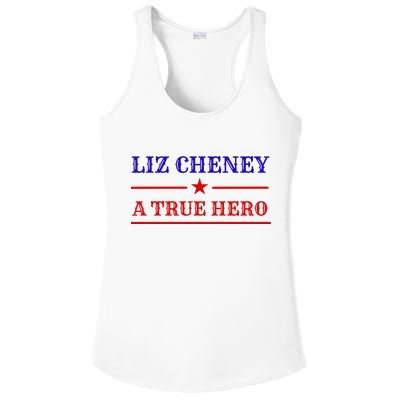 Liz Cheney A True Hero Ladies PosiCharge Competitor Racerback Tank