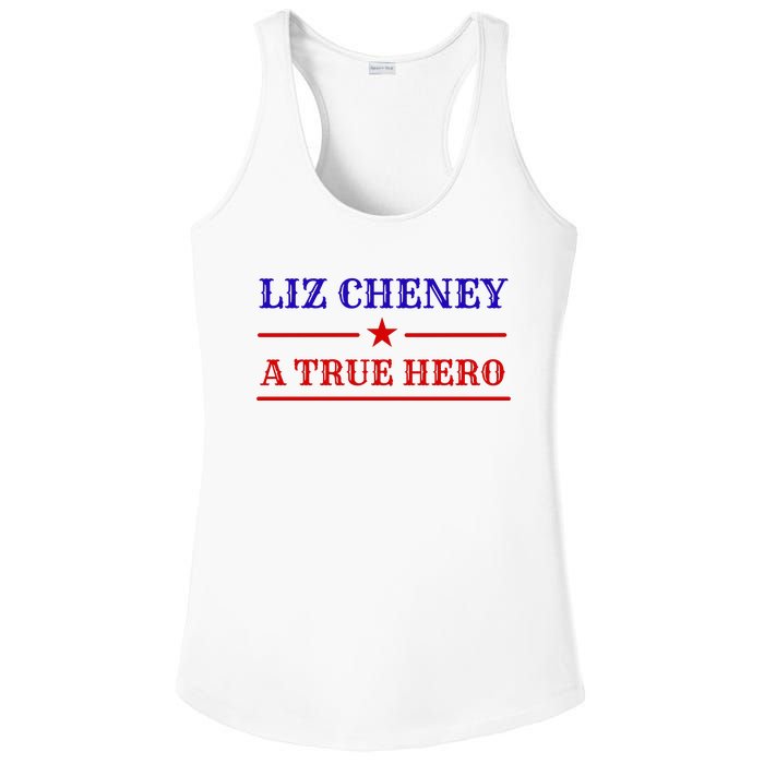 Liz Cheney A True Hero Ladies PosiCharge Competitor Racerback Tank