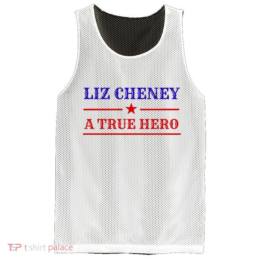 Liz Cheney A True Hero Mesh Reversible Basketball Jersey Tank