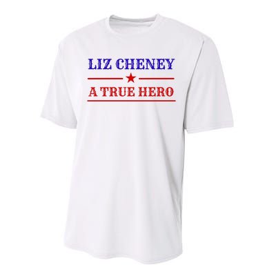 Liz Cheney A True Hero Performance Sprint T-Shirt