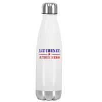 Liz Cheney A True Hero Stainless Steel Insulated Water Bottle